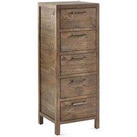 Cheshire Premium Legacy 5 Drawer Tallboy - Cashew in Beige