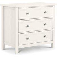 Cheshire Premium Solace 3 Drawer Wide Chest - Surf White