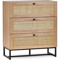 Cheshire Premium Trelawny 3 Drawer Chest - Oak in Brown