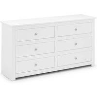Cheshire Premium Hawthorne 6 Drawer Chest - Surf White
