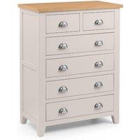 Cheshire Premium Westbury 4 + 2 Drawer Chest - Elephant Grey