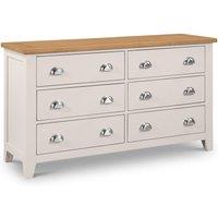 Cheshire Premium Westbury 6 Drawer Wide Chest - Elephant Grey