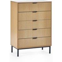 Cheshire Premium Aria 5 Drawer Chest - Beige