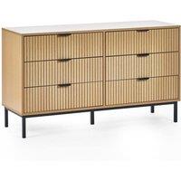 Cheshire Premium Aria 6 Drawer Chest - Beige