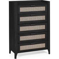 Cheshire Premium Pacifica 5 Drawer Chest - Black