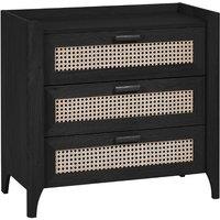 Cheshire Premium Pacifica 3 Drawer Chest - Black
