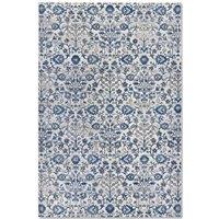 THE RUGS Villeroy & Boch 1869 Ernest Short Pile Vintage Floral Rug in Cream | Size: 80 cm x 240 cm
