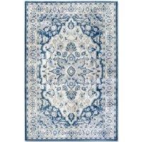 THE RUGS Villeroy & Boch 1869 Rug Gabrielle - Classic Blue Medallion Design | Size: 160 cm x 235 cm