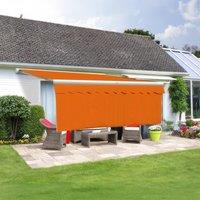 Primrose Awnings 5.0m Dropdown Front Valance In Terracotta | Size: 5m x 1m