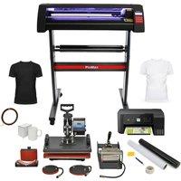 Monstershop PixMax Da Vinci Bundle 5 in 1 Heat Press, LED Vinyl Cutter, Printer