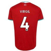 Liverpool 2020 - 2021 Home Shirt - Virgil 4 in Red | Size: Small