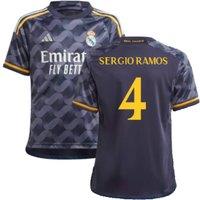 Real Madrid Junior 2023 - 2024 Away Shirt - Sergio Ramos 4 in Navy | Size: 15-16 Years
