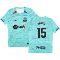 FC Barcelona 2023 - 2024 Third Shirt - Bronze 15 in Blue | Size: Small