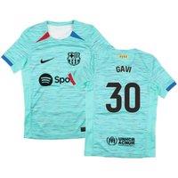 FC Barcelona 2023 - 2024 Third Shirt - Gavi 30 in Blue | Size: Small