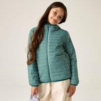 Regatta Junior Hooded Hillpack Quilted Jacket in Teal | Size: 15-16 Years