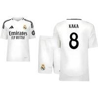 Real Madrid Junior 2024 - 2025 Home Youth Kit - Kaka 8 in White | Size: 15-16 Years