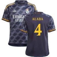 Real Madrid Junior 2023 - 2024 Away Shirt - Alaba 4 in Navy | Size: 15-16 Years
