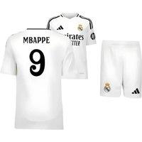 Real Madrid Junior 2024 - 2025 Home Youth Kit - Mbappe 9 in White | Size: 15-16 Years