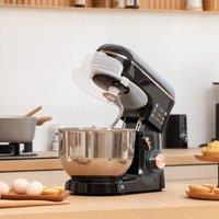 HOMCOM Electric Stand Mixer, 5L Food Mixer with Dough Hook in Black