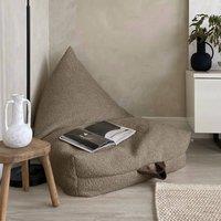 rucomfy Beanbags rucomfy Indoor Large Bean Bag Lounger - Snug Humbug for Adults in Beige