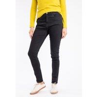Weird Fish Women's Gerrie Slim Jean in Jet Black | Size: 8
