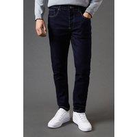 Burton Men's Rinse Skinny Fit Jeans in Dark Blue | Size: 38R