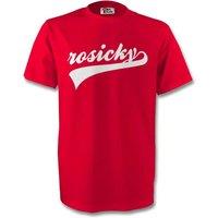 Czech Republic Men's Mens Thomas Rosicky Signature Tee in Red | Size: Medium
