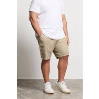 BadRhino Men's Cotton Cargo Shorts in Stone | Size: 2XL