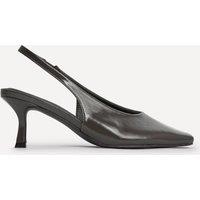 Linzi Women's Method Grey Square Toe Court Heels | Size: 6-Standard Fit
