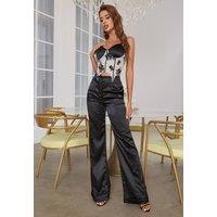 Divine Grace Women's Black High Waist Pants | Size: Large