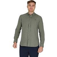 Raging Bull Men's Classic Long Sleeve Linen Shirt in Olive | Size: XL