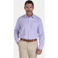 Raging Bull Men's Long Sleeve Classic Stripe Shirt in Lilac | Size: 2XL