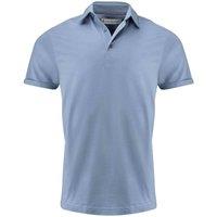 James Harvest Men's American Supreme Polo Shirt in Light Blue | Size: XL