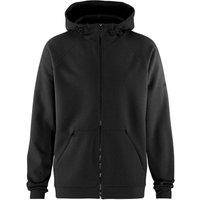 CRAFT Men's ADV Join Full Zip Hoodie in Black | Size: Large