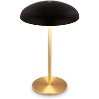 BRILONER Rechargeable LED Table Lamp Black Gold