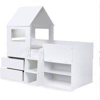 Cheshire Bronze Midsleeper - All White - Single (90cm)