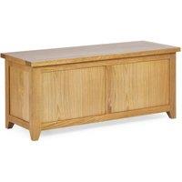 Cheshire Premium Langham Storage Bench in Oak in Natural