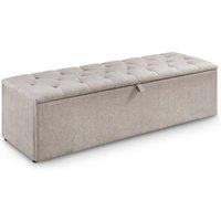 Cheshire Premium Monterey Blanket Box in Mink Chenille in Taupe