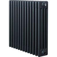 Monstershop Traditional 4 Column Radiator - 600 x 605mm - Anthracite Grey