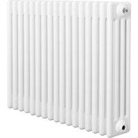 Monstershop Traditional 4 Column Radiator - 600 x 785mm - White