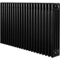 Monstershop Traditional 4 Column Radiator - 600 x 1010mm - Black