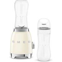 Smeg Retro 50's Style Personal Blender, 2x Bottles-To-Go, 2 Speeds in Cream