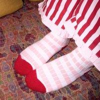Lands' End Women's Lulu Guinness Lip Socks - 3 Pairs