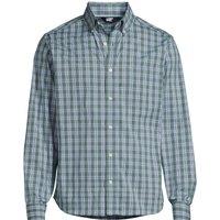 Lands' End Men's Buttondown Ultimate Shirt, Tailored Fit in Green | Size: Large