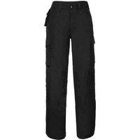 Russell Men's Heavy Duty Work Trousers in Black | Size: 46S