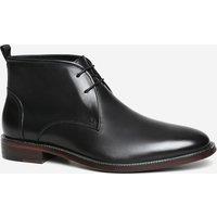 Alexander Pace Men's 'Windsor' Premium Leather Desert Boots in Black | Size: 11