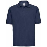 JERZEES Men's Russell Classic Short Sleeve Polycotton Polo Shirt in Navy | Size: XL