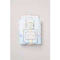 Rock a Bye Baby Men's 3 Pack Lion Hooded Towels in Baby Blue