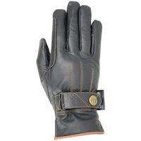 Hy5 Men's Thinsulate Leather Winter Riding Gloves in Black | Size: Large
