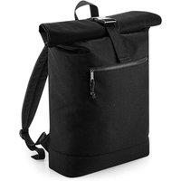 Bagbase Men's Rolled Top Backpack in Black